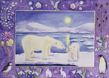 Polar Bear (month of January from a calendar)